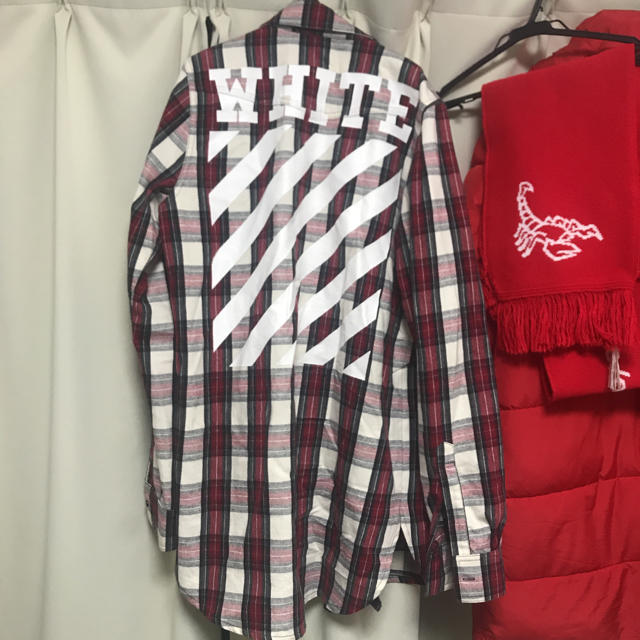 Off-White チェックシャツ 15ss ネルシャツ