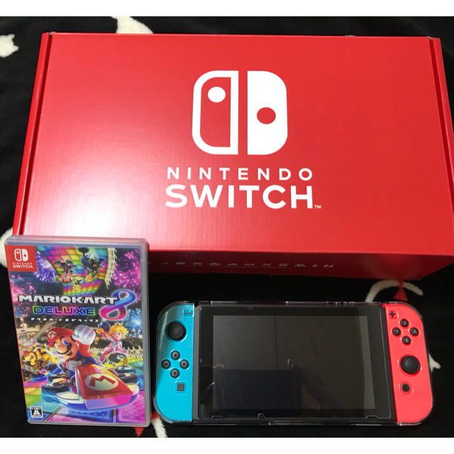 【送料無料】任天堂 スイッチ Switch 本体＋マリオカート8 保証期間内