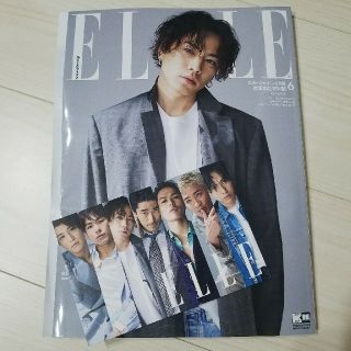 サンダイメジェイソウルブラザーズ(三代目 J Soul Brothers)のELLE JAPON  6月号 登坂広臣特典ポストカード付き(ファッション)