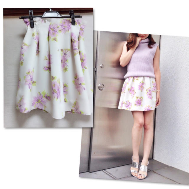 MERCURYDUO(マーキュリーデュオ)のマーキュリーデュオ  花柄スカート レディースのスカート(ミニスカート)の商品写真