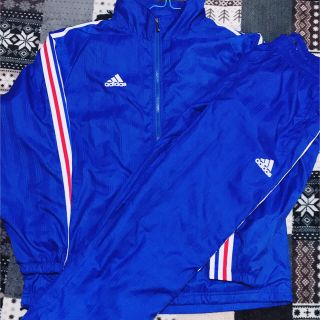 アディダス(adidas)のウインドブレーカー上下(ウェア)