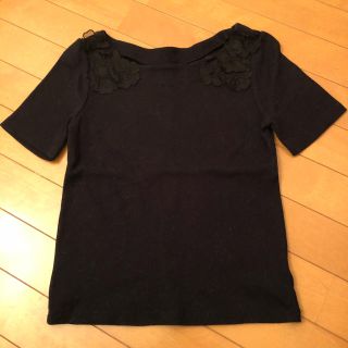 プロポーションボディドレッシング(PROPORTION BODY DRESSING)の♡フラワーリブカットソー♡(カットソー(半袖/袖なし))