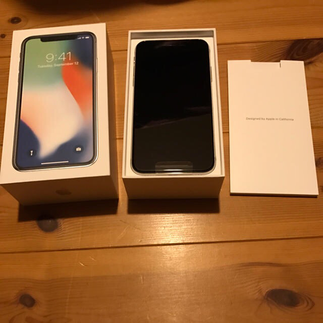 iPhone X シルバー　256GB ★新品未使用