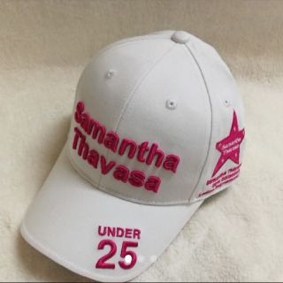 サマンサタバサ(Samantha Thavasa)の新品★サマンサタバサ　ゴルフ　under25 トーナメントキャップ(ウエア)