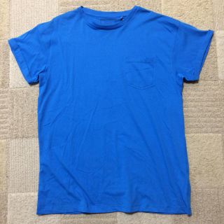 ネクスト(NEXT)の新品 next ネクスト ロールアップスリーブ Tシャツ ブルー Lサイズ激安(Tシャツ/カットソー(半袖/袖なし))