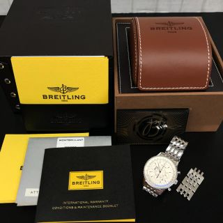 ブライトリング(BREITLING)のブライトリング 　モンブリラン　美品☆　A41370　ステンレス(腕時計(アナログ))