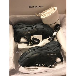 バレンシアガ(Balenciaga)の新品【Balenciaga - Triple-S】39 トリプル S ブラック(スニーカー)