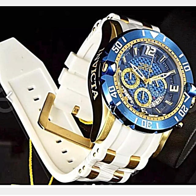 INVICTA(インビクタ)の飛龍様専用Invicta PRO DIVER ブルー&ホワイト(定価9万) メンズの時計(腕時計(アナログ))の商品写真