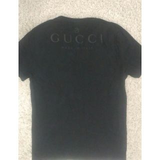 グッチ(Gucci)のグッチ ロゴ バックプリント Vネック Tシャツ GUCCI(Tシャツ/カットソー(半袖/袖なし))