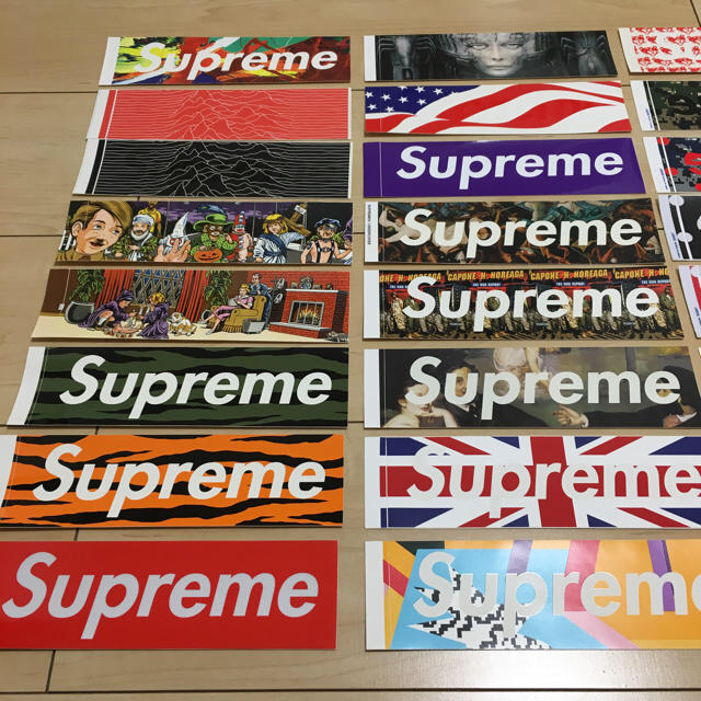 シュプリーム ステッカー 2枚セット DUNK 21SS boxlogo