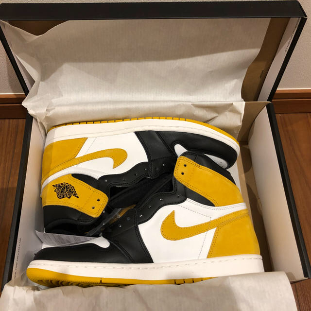 NIKE(ナイキ)の【SNKRS購入】28.5 Air Jordan 1 yellow ochre メンズの靴/シューズ(スニーカー)の商品写真