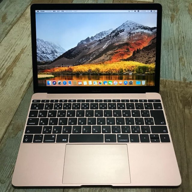 おトク】 Apple - 【美品 送料無料】MacBook 12インチ 2017 ローズ