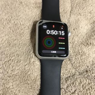 アップルウォッチ(Apple Watch)のApple Watch series1 silver (スマートフォン本体)