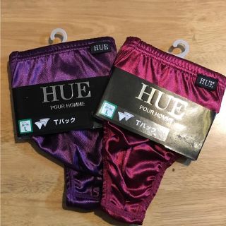 ワコール(Wacoal)の新品 レナウン HUE メンズ セクシー 下着 サテン Tバック ブリーフ (ボクサーパンツ)