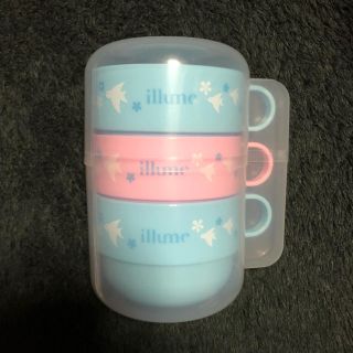 イリューム(illume)の新品‼プラスチック製コップ3点set(グラス/カップ)