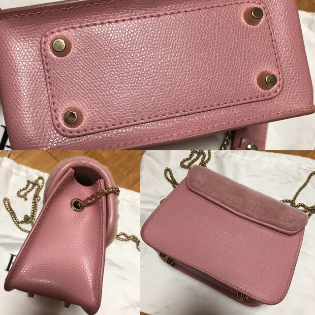 Furla(フルラ)の【FURLA】メトロポリス＊ローラ愛用＊ピンクムートン レディースのバッグ(ショルダーバッグ)の商品写真