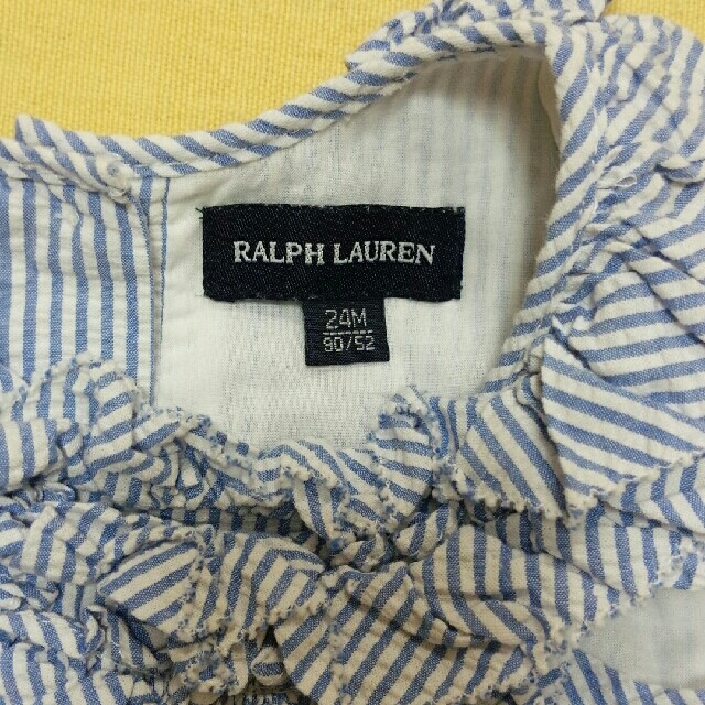 Ralph Lauren(ラルフローレン)のラルフローレン　ノースリーブ　ワンピース　サマードレス　90 キッズ/ベビー/マタニティのキッズ服女の子用(90cm~)(ワンピース)の商品写真