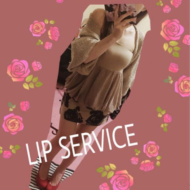 LIP SERVICE(リップサービス)のリップサービス*コーデセット*ペプラムミニワンピ*ニットボレロ レディースのレディース その他(セット/コーデ)の商品写真