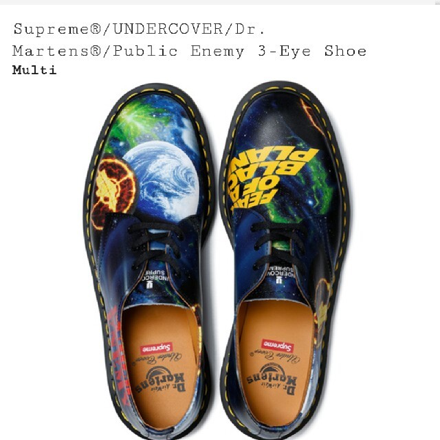 Supreme(シュプリーム)の希少29㎝　Supreme　シュプリーム　ドクターマーチン　革靴　ブーツ　靴 メンズの靴/シューズ(ブーツ)の商品写真