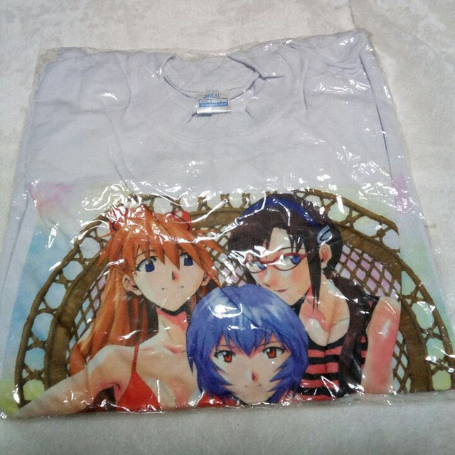 ☆新品☆新世紀エヴァンゲリオン/綾波レイ/アスカ/マリの半袖Tシャツ