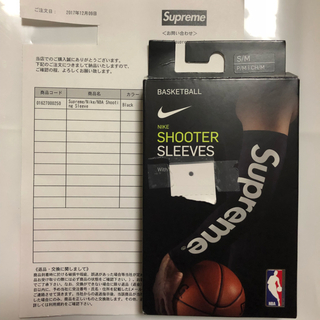 Supreme - supreme nike NBA sleeve S/M サポーター 黒の通販 by ...