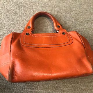 セリーヌ(celine)のセリーヌ オレンジ ☆ハンドバッグ☆(ハンドバッグ)