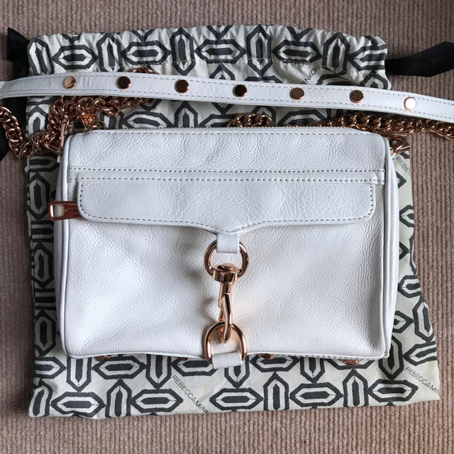 Rebecca Minkoff(レベッカミンコフ)の新品 未使用 レベッカミンコフ ホワイト ショルダーバック レディースのバッグ(ショルダーバッグ)の商品写真