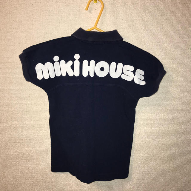 mikihouse(ミキハウス)の☆ミキハウス 100 ポロシャツ ビックロゴ☆ キッズ/ベビー/マタニティのキッズ服男の子用(90cm~)(Tシャツ/カットソー)の商品写真