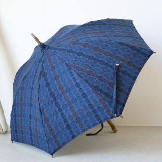 ミナペルホネン(mina perhonen)の新品Lin francais d'antan Parasol NavyCheck(傘)