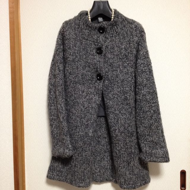 ZARA(ザラ)のロングニットコート レディースのジャケット/アウター(ロングコート)の商品写真