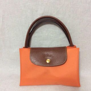 ロンシャン(LONGCHAMP)のLongchamp オレンジバッグ (トートバッグ)