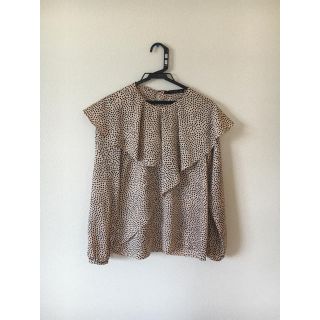 ザラ(ZARA)のZARA ドットブラウス(シャツ/ブラウス(長袖/七分))