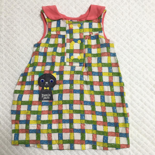 Petit jam(プチジャム)のプチジャム ジャンパースカート 100 キッズ/ベビー/マタニティのキッズ服女の子用(90cm~)(ワンピース)の商品写真