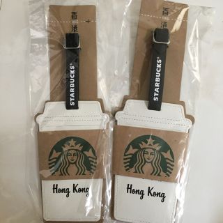 スターバックスコーヒー(Starbucks Coffee)の香港限定 スタバ ネームタグ 2個セット(旅行用品)