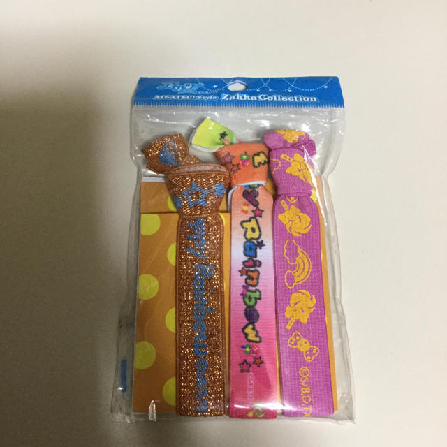 アイカツ!(アイカツ)のハッピーレインボー ヘアゴムブレス エンタメ/ホビーのアニメグッズ(その他)の商品写真