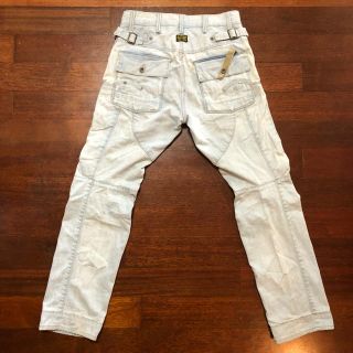 ジースター(G-STAR RAW)のジースターロゥ3301 トレイル5620テーパードストレート ダメージビンテージ(デニム/ジーンズ)