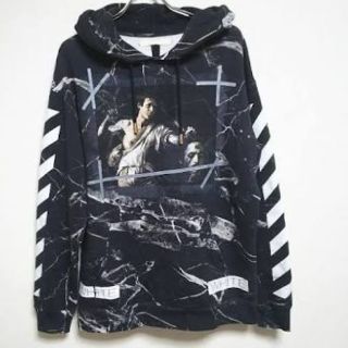 off white 16ssカルヴァッジョ　マーブルパーカー　グレー