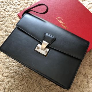 カルティエ(Cartier)のCartier カルティエ クラッチバッグ(セカンドバッグ/クラッチバッグ)