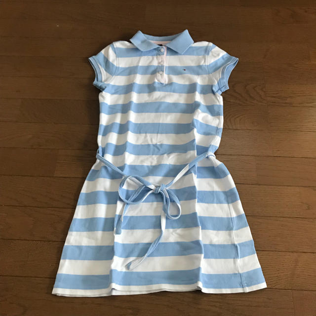 TOMMY HILFIGER(トミーヒルフィガー)のトミーフィルガー☆ワンピースUSED130くらい キッズ/ベビー/マタニティのキッズ服女の子用(90cm~)(ワンピース)の商品写真