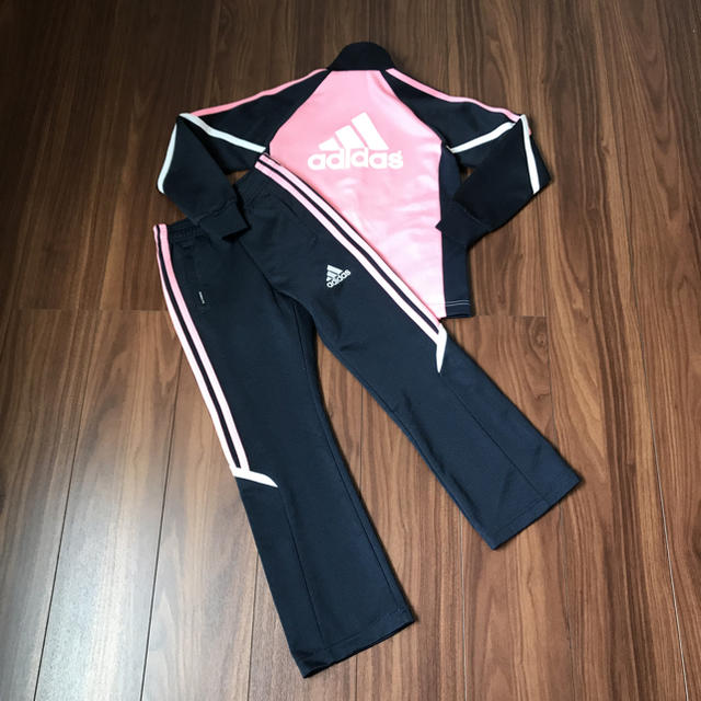 adidas(アディダス)のadidas(アディダ)スジャージ 140cm キッズ/ベビー/マタニティのキッズ服女の子用(90cm~)(その他)の商品写真