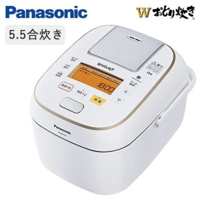 Panasonic 5.5合 炊飯器 圧力IH式 Wおどり炊き SR-PW107の通販 by みや's shop｜ラクマ