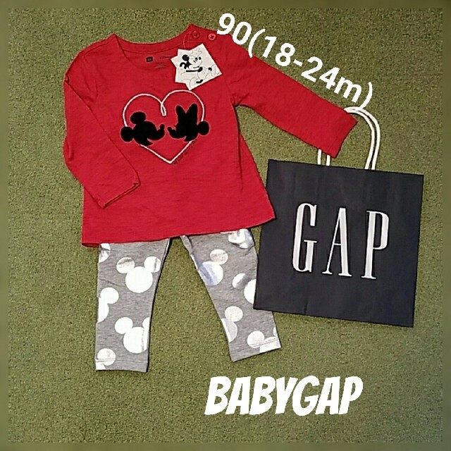 babyGAP(ベビーギャップ)の90 ディズニーコラボ キッズ/ベビー/マタニティのキッズ服女の子用(90cm~)(Tシャツ/カットソー)の商品写真