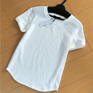 スコットクラブ(SCOT CLUB)の新品スコットクラブ白ワッフル生地Tシャツカットソー(カットソー(半袖/袖なし))