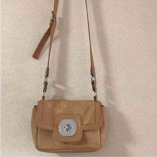 ロンシャン(LONGCHAMP)の※値下げ※ロンシャン 型押しレザー ショルダーバッグバック(ショルダーバッグ)