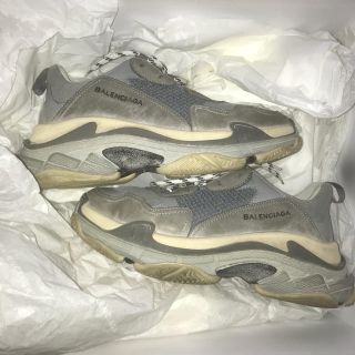 バレンシアガ(Balenciaga)のバレンシアガ  tripleS グレー 43(スニーカー)