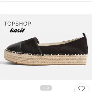 トップショップ(TOPSHOP)のTOPSHOP*新作*レザートゥエスパドリーユ(スリッポン/モカシン)