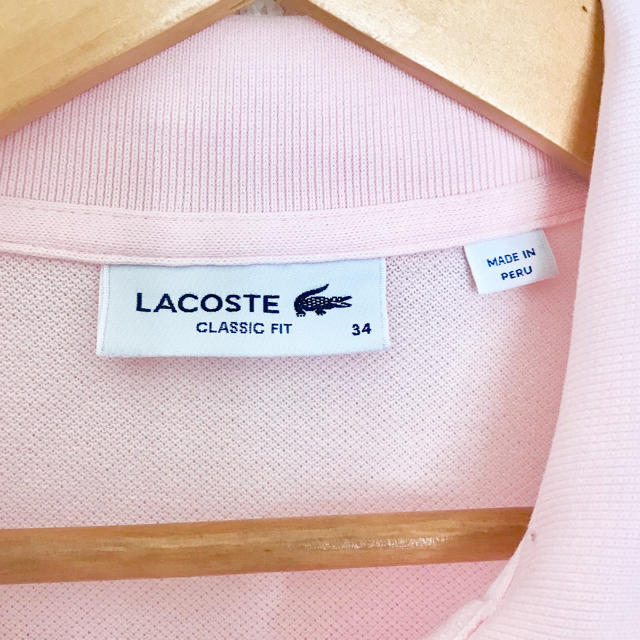 LACOSTE(ラコステ)の【新品】ラコステ LACOSTE ポロシャツ (サイズ34/ピンク) レディースのトップス(ポロシャツ)の商品写真