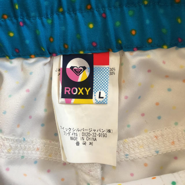 Roxy(ロキシー)の新品未使用ロキシーROXYクイックシルバー水着ショートパンツＬ レディースの水着/浴衣(水着)の商品写真