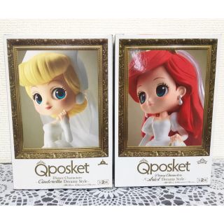 バンプレスト(BANPRESTO)の新品未開封 Qposket シンデレラ アリエル レアカラー(アニメ/ゲーム)