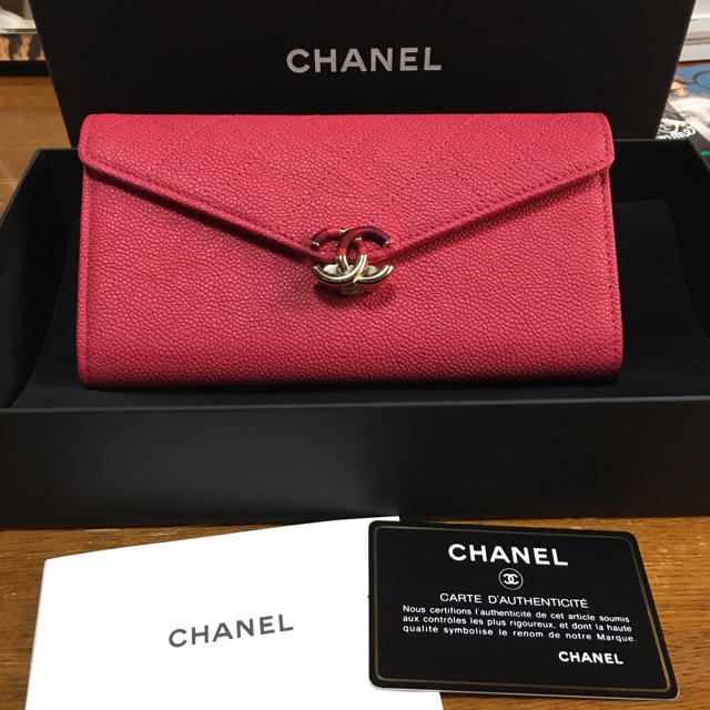Chanel 新品 新作 Chanel シャネル 刺繍ピンク長財布の通販 By Nico S Shop シャネルならラクマ